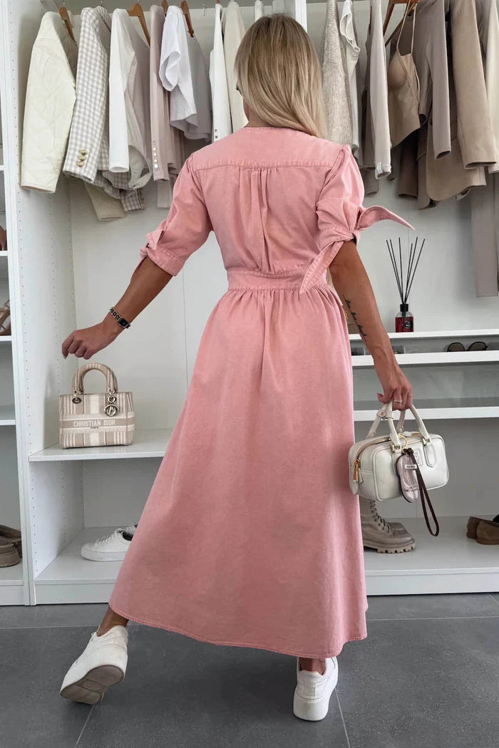 Sirella® | Robe Boutonnée Chic & Décontractée