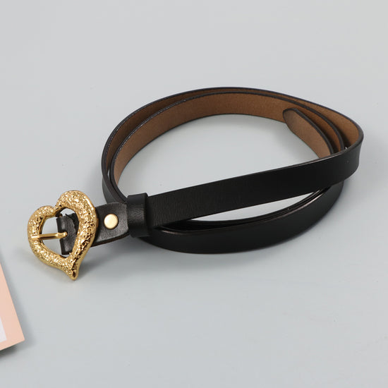 Gold Peach | la Ceinture en Cuir de Vachette