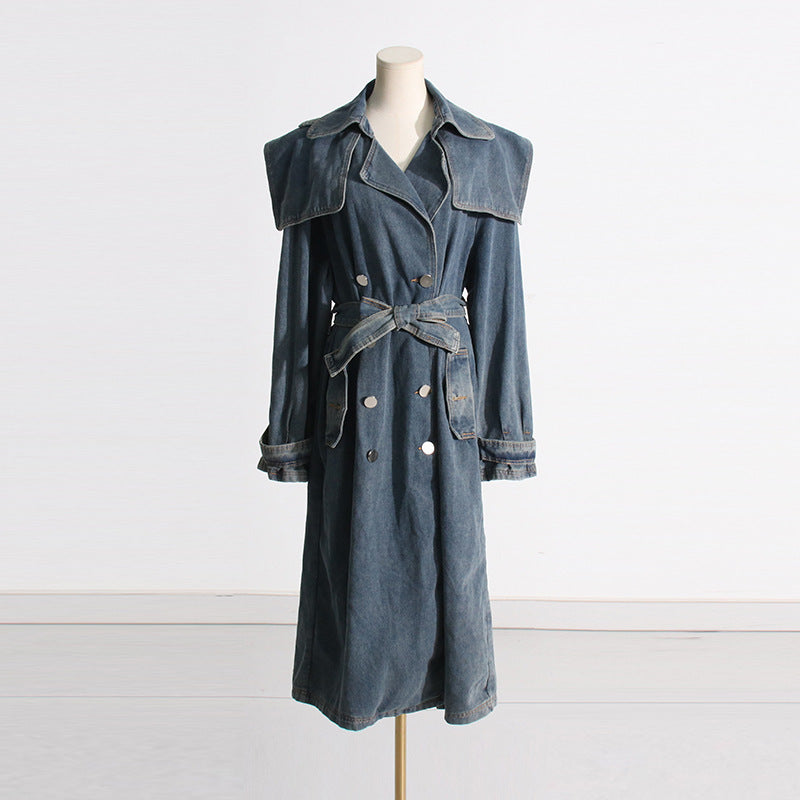 Léandra® | Manteau Jean Cintré à Lacets 2