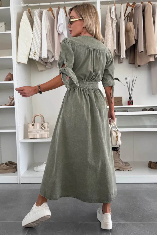 Sirella® | Robe Boutonnée Chic & Décontractée