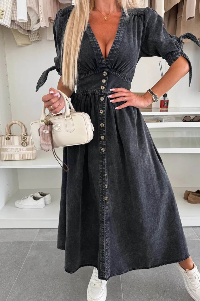 Sirella® | Robe Boutonnée Chic & Décontractée