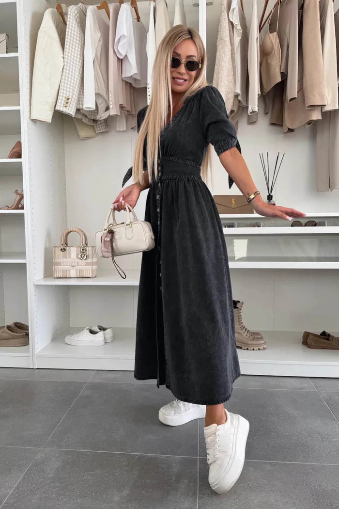Sirella® | Robe Boutonnée Chic & Décontractée