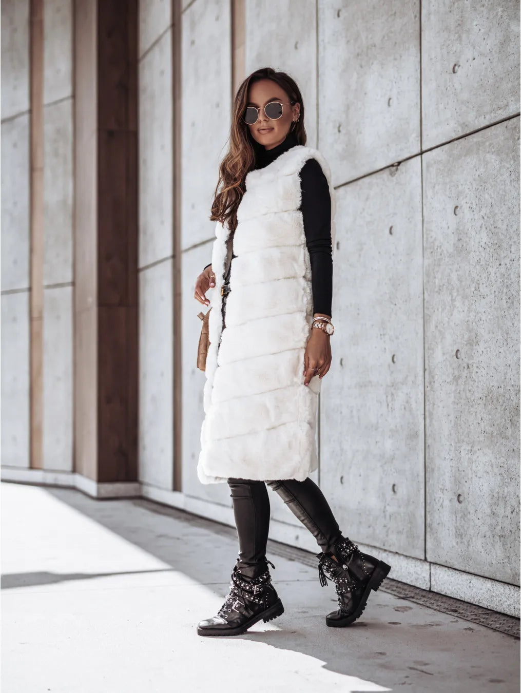 Diana® | Manteau Long Fourrure Luxe Hivernal