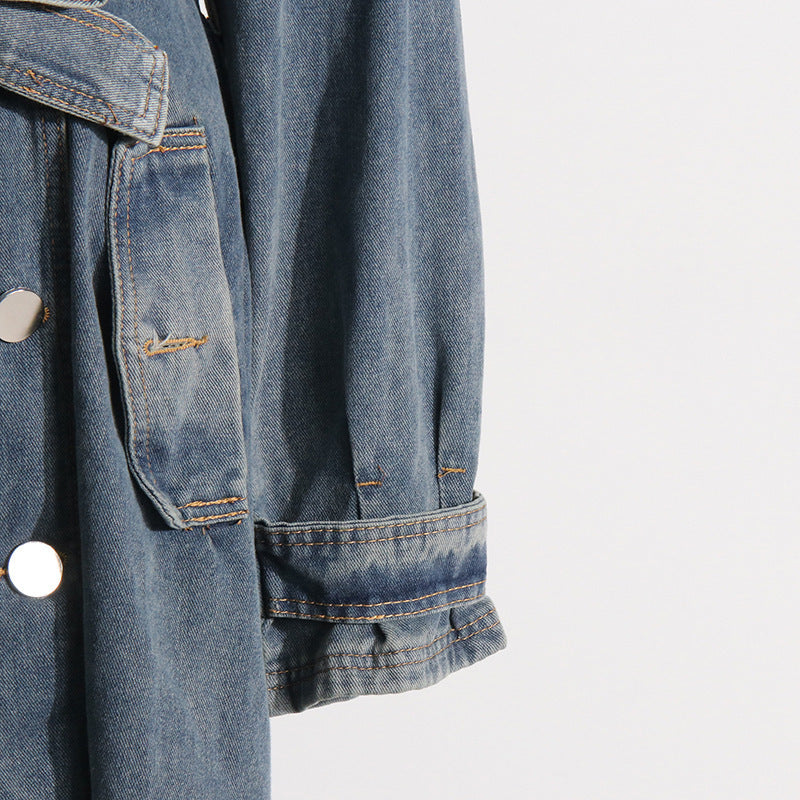 Léandra® | Manteau Jean Cintré à Lacets 2