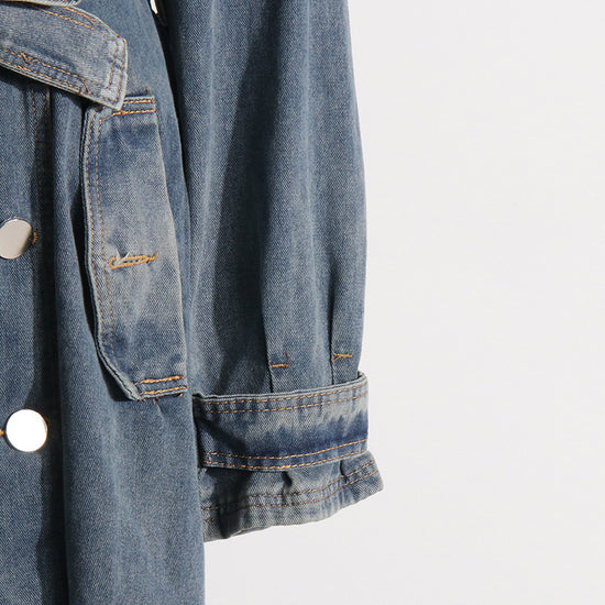 Léandra® | Manteau Jean Cintré à Lacets 2