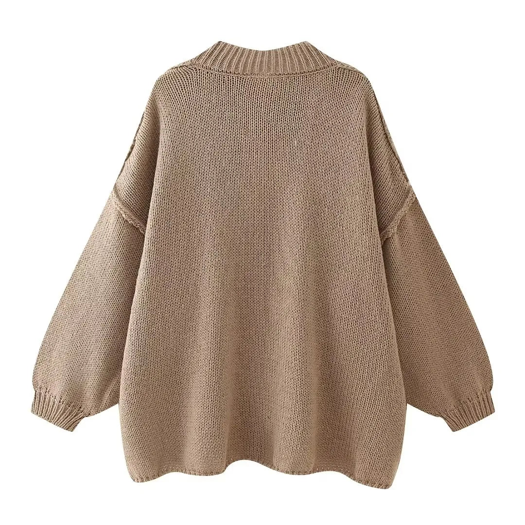 limunia® | Cardigan Chic à Boutons Dorés