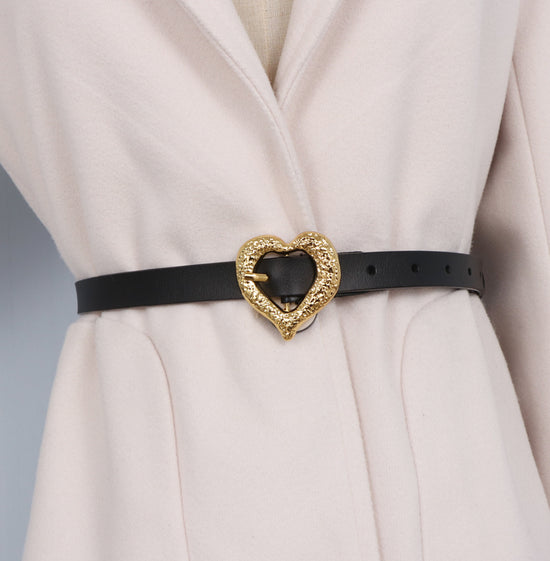 Gold Peach | la Ceinture en Cuir de Vachette