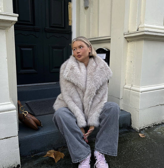 Liora ® | Veste en Fourrure Streetwear Chic