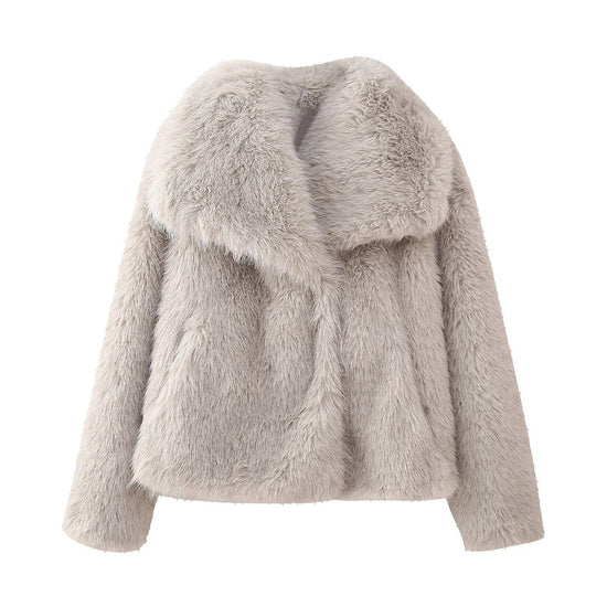 Liora ® | Veste en Fourrure Streetwear Chic