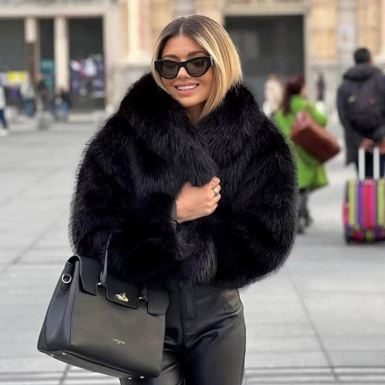 Liora ® | Veste en Fourrure Streetwear Chic