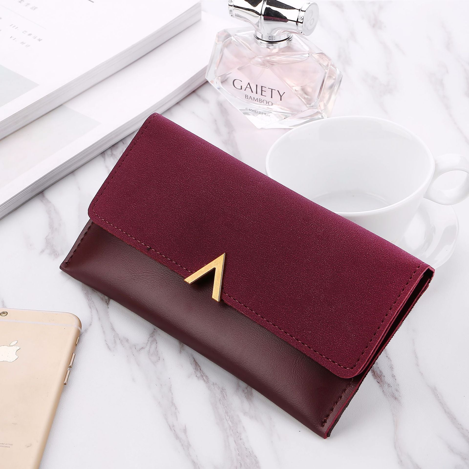 le Portefeuille Long Givré pour Femme