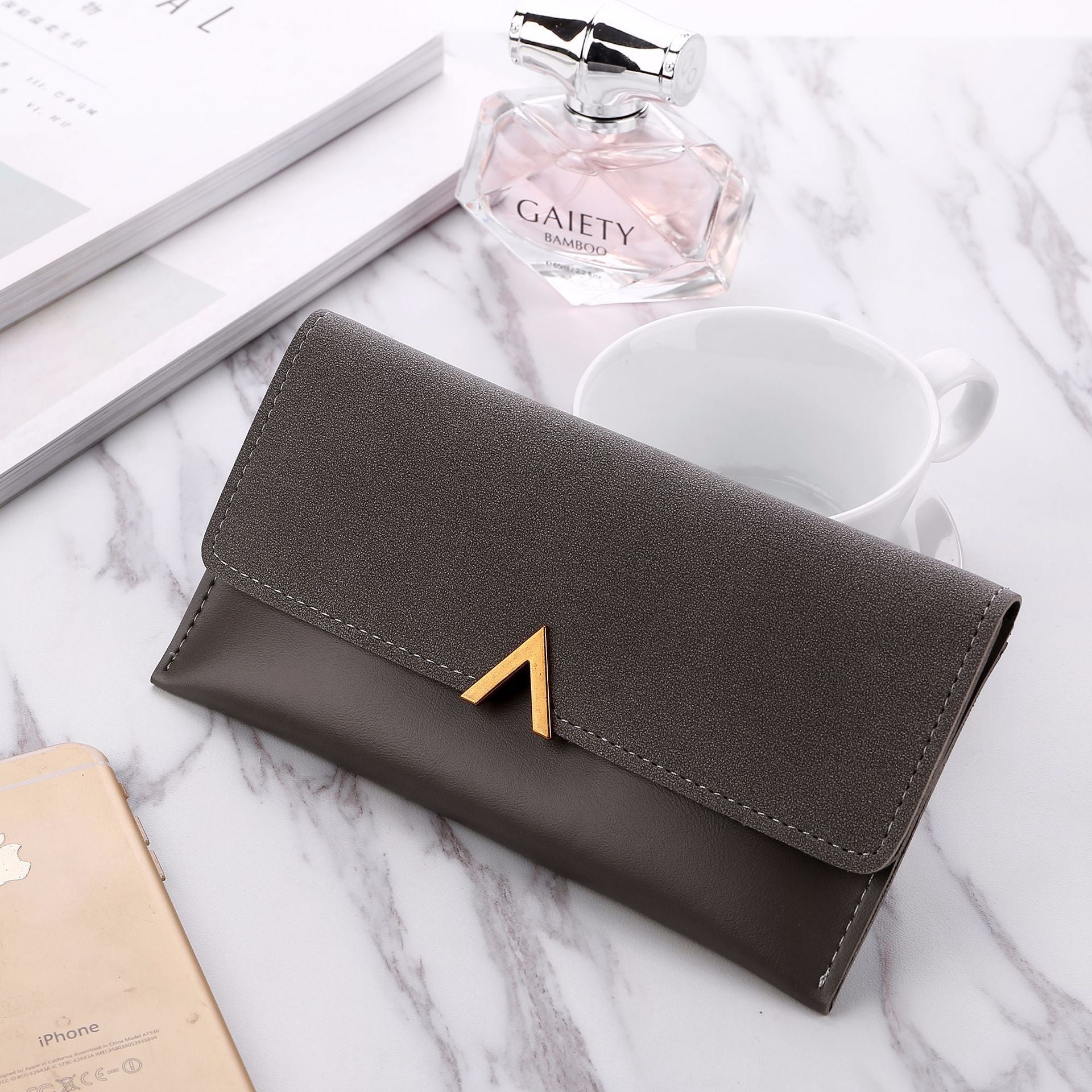 le Portefeuille Long Givré pour Femme