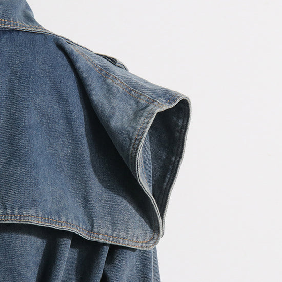 Léandra® | Manteau Jean Cintré à Lacets 2