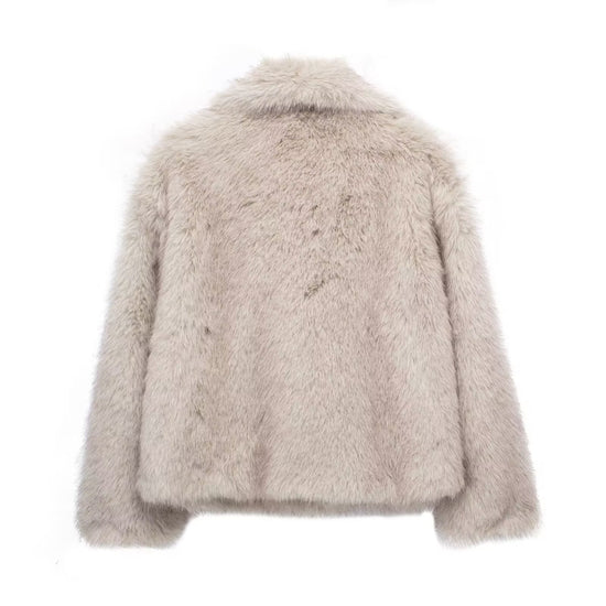 Liora ® | Veste en Fourrure Streetwear Chic