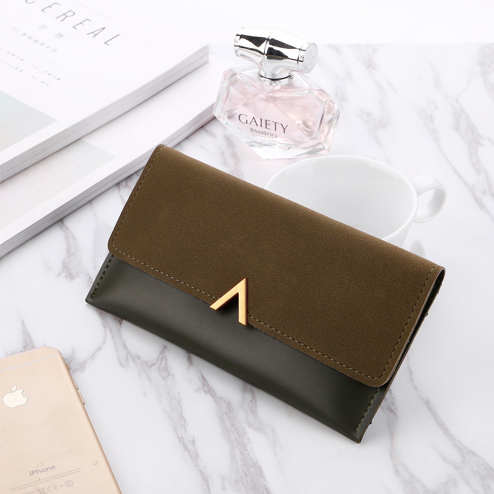 le Portefeuille Long Givré pour Femme