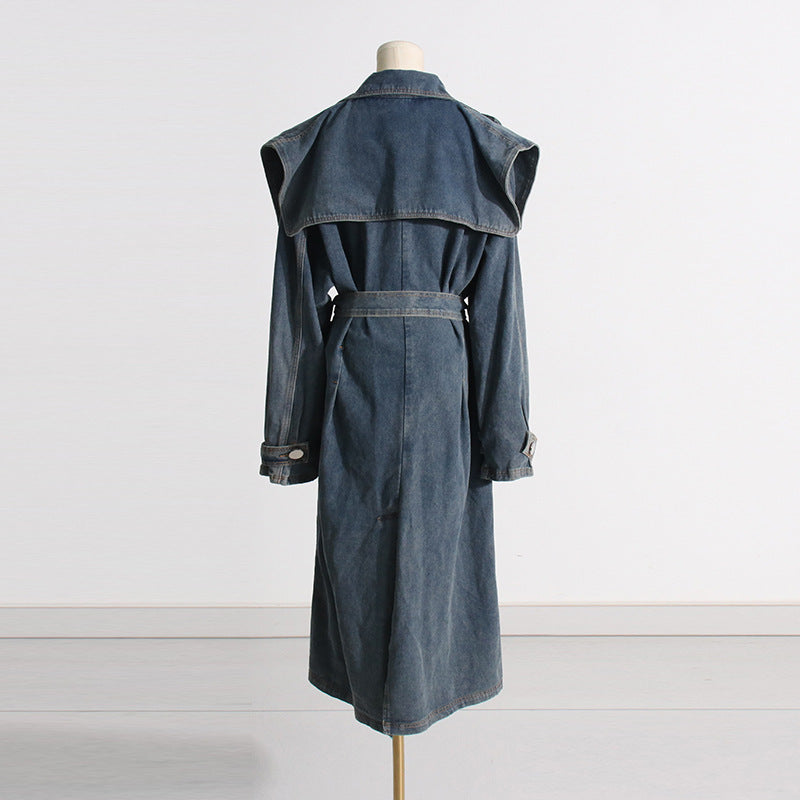 Léandra® | Manteau Jean Cintré à Lacets 2