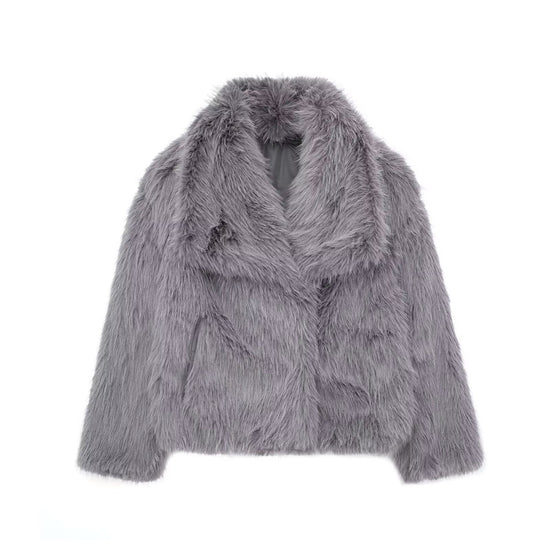 Liora ® | Veste en Fourrure Streetwear Chic