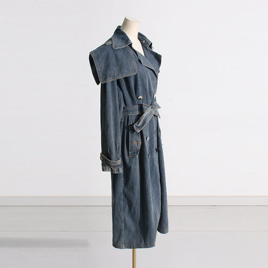 Léandra® | Manteau Jean Cintré à Lacets 2