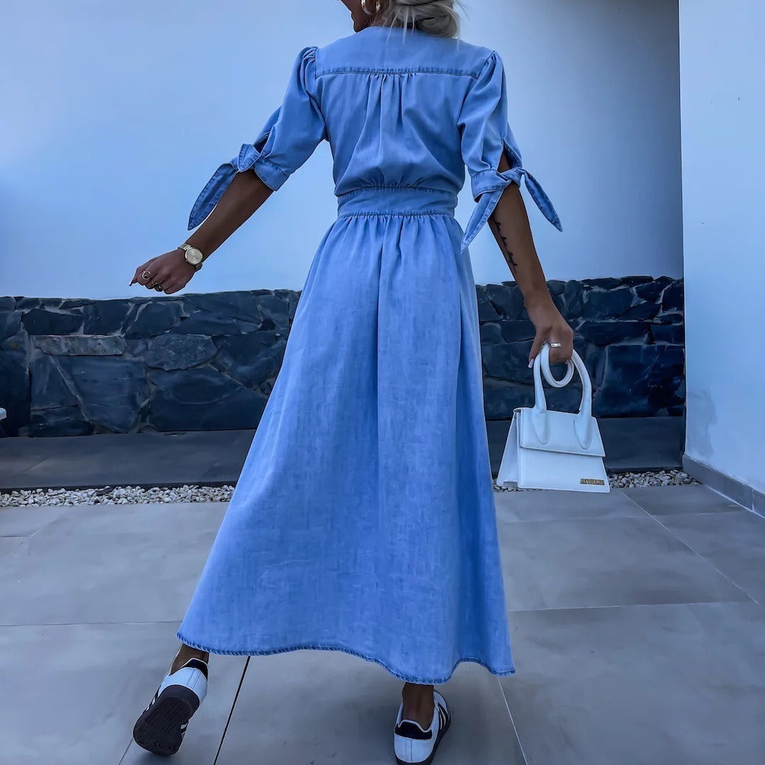 Sirella® | Robe Boutonnée Chic & Décontractée