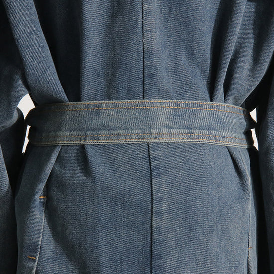 Léandra® | Manteau Jean Cintré à Lacets 2