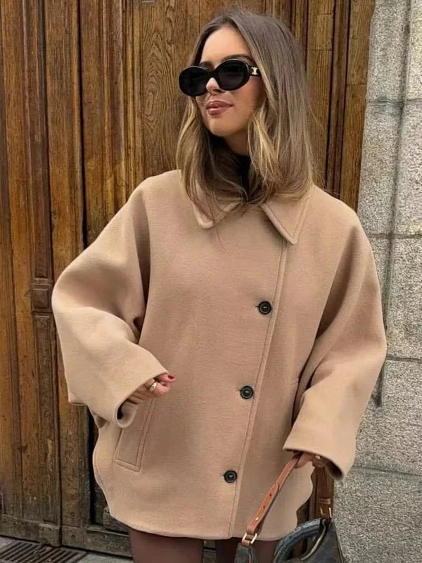 Emma ® | Manteau Minimaliste en Laine